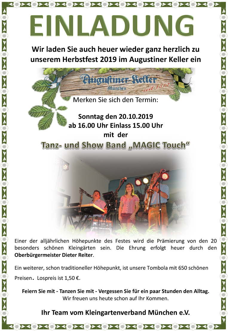 19 09 16 Plakat Herbstfest 2019